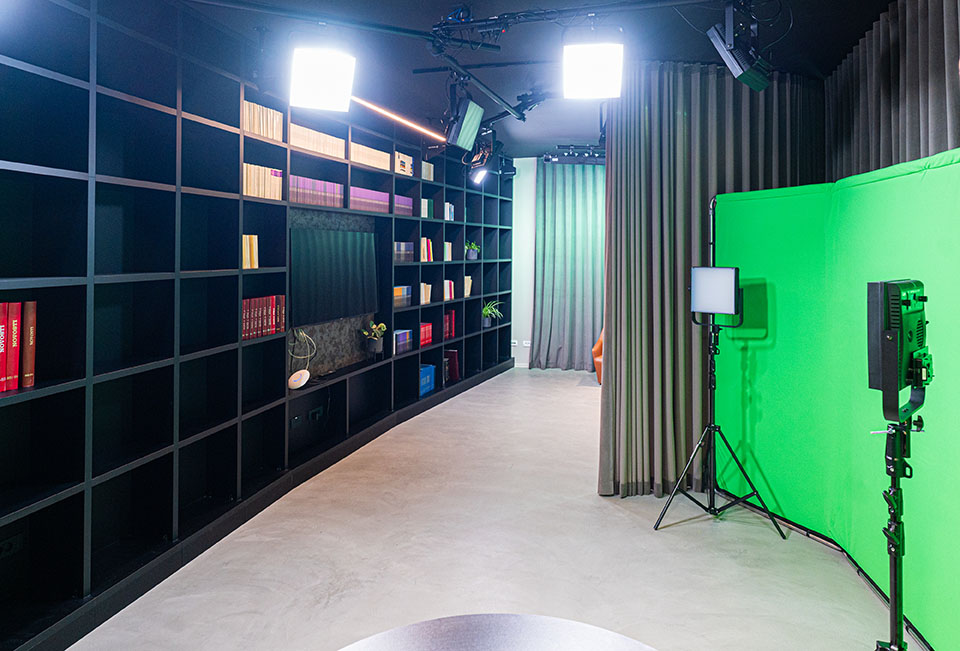 Studio Green screen position 3