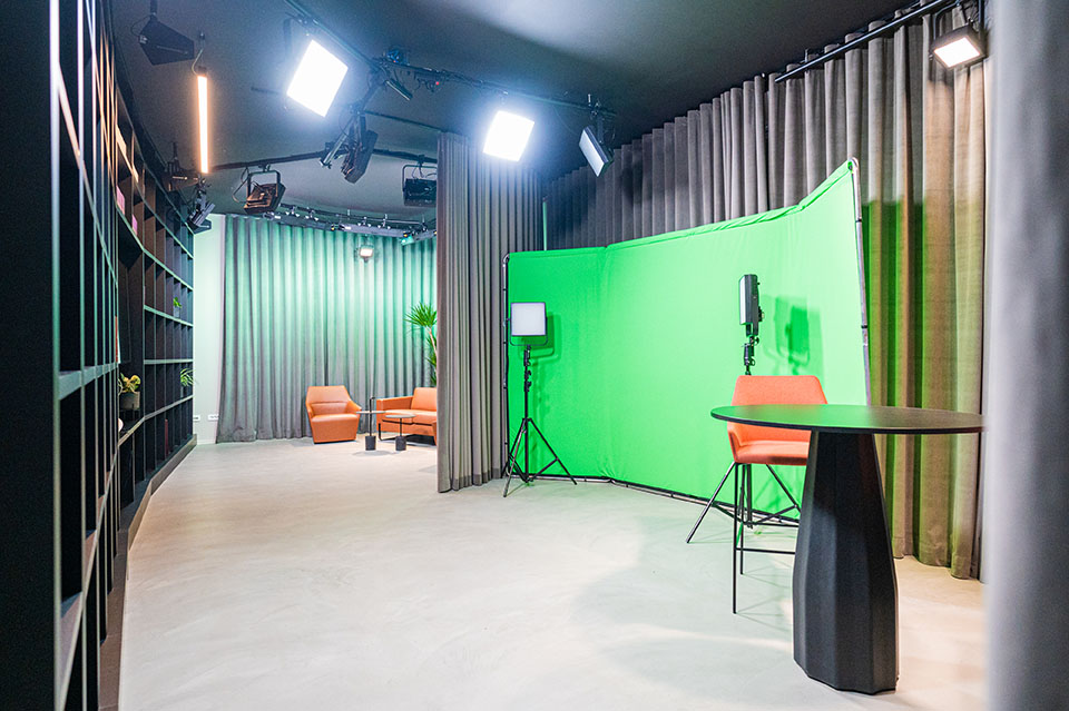 Studio Green screen position 3