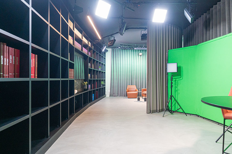 Studio Green screen position 2